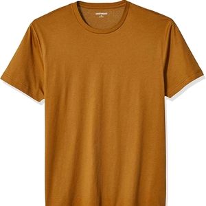 Pair of New Goodthreads Men's Slim Fit Short-Sleeve Crewneck Cotton T-Shirt L